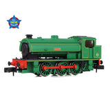 EFE Rail E85504 N Gauge WD Austerity Saddle Tank 'Amazon' National Coal Board Lined Green