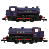 EFE Rail E85505 N Gauge WD Austerity Saddle Tank 195 Longmoor Military Railway Lined Blue