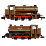 EFE Rail E85509 N Gauge WD Austerity Saddle Tank No. 15 W.P.R (Wemyss Private Railway) Brown