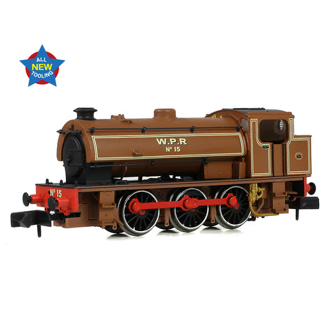 EFE Rail E85509 N Gauge WD Austerity Saddle Tank No. 15 W.P.R (Wemyss Private Railway) Brown