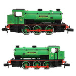 EFE Rail E85510 N Gauge WD Austerity Saddle Tank No. 7 'Robert' National Coal Board Lined Green