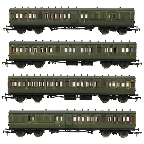 EFE Rail E86012 OO Gauge LSWR Cross Country 4-Coach Pack SR Maunsell Green