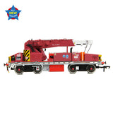 EFE Rail E87049 OO Gauge Plasser 12T YOB Diesel-Hydraulic Crane DRP81523 Javis/Fastline Maroon