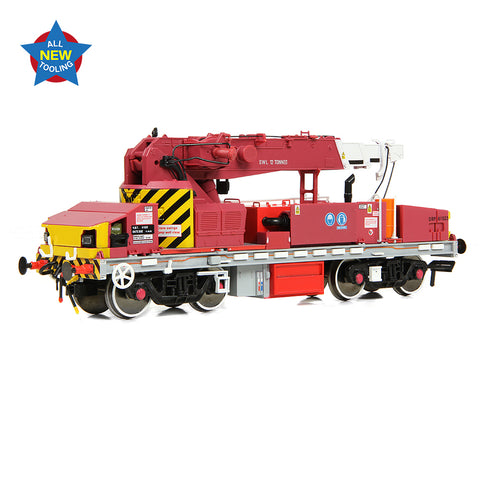 EFE Rail E87049 OO Gauge Plasser 12T YOB Diesel-Hydraulic Crane DRP81523 Javis/Fastline Maroon