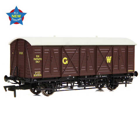 EFE Rail E87058 OO Gauge GWR 10T 'Bloater A' Fish Van GWR Brown (GW)