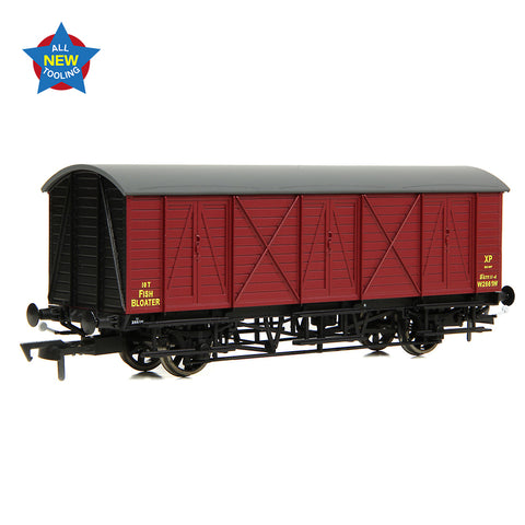 EFE Rail E87061 OO Gauge GWR 10T 'Bloater' Fish Van BR Crimson