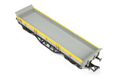 EFE Rail E87120 OO Gauge BR YCV 'Turbot' Bogie Ballast Wagon BR Engineers Grey & Yellow