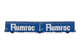 Jouef HJ6238 HO Gauge Flumroc 3 Axle Tarpaulin Wagon IV