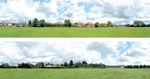 ID Backscenes 106C OO Gauge STANDARD 15" Into the Town Backscene (C) (2x 5')