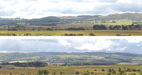 ID Backscenes P206A OO Gauge PREMIUM 15" Hills & Dales Backscene (2x 5')