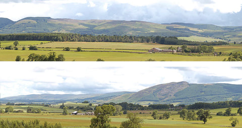 ID Backscenes P206B OO Gauge PREMIUM 15" Hills & Dales Backscene (2x 5')