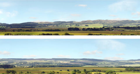 ID Backscenes P207C OO Gauge PREMIUM 15" Hills & Dales Backscene (2x 5')