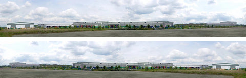 ID Backscenes PN210 N Gauge PREMIUM 9" Distribution Depot Backscene (2x 5')