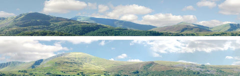 ID Backscenes PN255 N Gauge PREMIUM 9" Llanberis Backscene (2x 5')