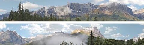 ID Backscenes N260 N Gauge STANDARD 9" Rockies Backscene (2x 5')