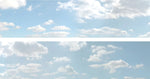 ID Backscenes 501B OO Gauge STANDARD 15" Summer Sky (B) Backscene (2x 5')