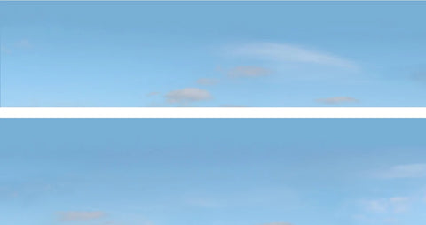 ID Backscenes 502A OO Gauge STANDARD 15" Blue Sky (A) Backscene (2x 5')