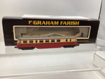 Graham Farish 371-627 N Gauge BR Red/Cream Passenger Railcar No W27