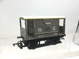 Hornby R215 OO Gauge NE Brake Van Grey 178595