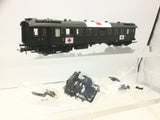 Roco 45025 HO Gauge DRG WWII Hospital Coach 73 662
