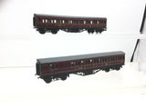 Graham Farish 0621/0631 N Gauge Maroon Mainline Coaches x2