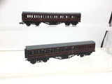 Graham Farish 0621/0631 N Gauge Maroon Mainline Coaches x2