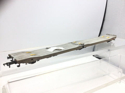 Electrotren 6303 HO Gauge STVA SNCF Single Deck Car Transporter Wagon (WEATHERED) L2