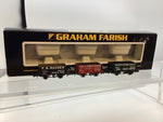 Graham Farish 377-075Z N Gauge Kent Coal Trader Triple Wagon Pack