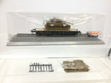 Roco Minitanks 843 HO Gauge Flat Wagon with Panzer IV Tank Load