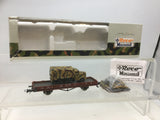 Roco Minitanks 767 HO Gauge DRG Flat Wagon with Camo Half Track Truck Load