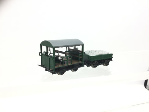 Bachmann 32-994 OO Gauge BR Green Wickham Type 27 Trolley
