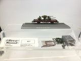 Roco Minitanks 857 HO Gauge DR Flat Wagon with German Flak Gun Load