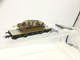Roco Minitanks 892 HO Gauge DR Flat Wagon with German Jagdpanzer Load