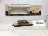 Roco Minitanks 892 HO Gauge DR Flat Wagon with German Jagdpanzer Load