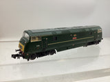 Graham Farish 371-602A N Gauge BR Green Class 42 Warship D819 Goliath (DCC FITTED)