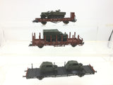 Job Lot of Roco/Fleischmann HO Gauge German Military Wagons (Lot 3)