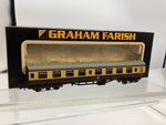 Graham Farish 374-052D N Gauge BR Choc/Cream Mk1 2nd Corridor Coach W26128