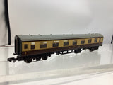 Graham Farish 374-804 N Gauge BR Choc/Cream Mk1 Restaurant Car W7