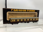 Graham Farish 374-804 N Gauge BR Choc/Cream Mk1 Restaurant Car W7
