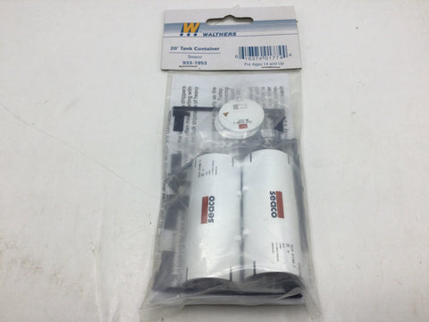 Walthers 933-1953 HO Gauge 20' Tank Container Kit Seaco