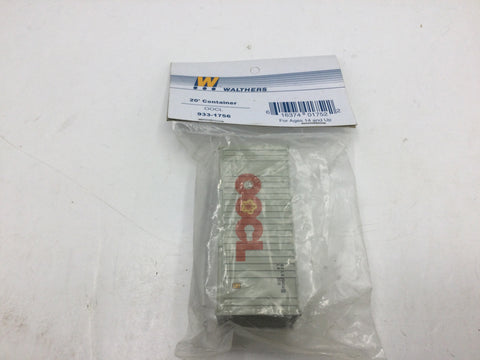 Walthers 933-1756 HO Gauge Assembled 20' Container OOCL