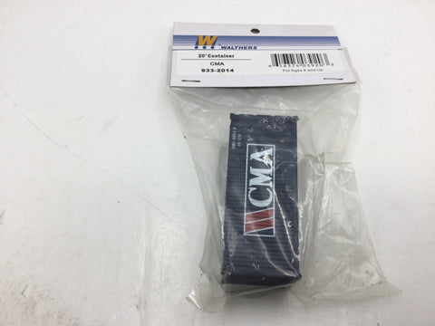 Walthers 933-2014 HO Gauge Assembled 20' Container CMA