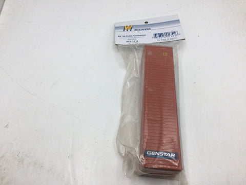 Walthers 933-1714 HO Gauge Assembled 40' Hi-Cube Container Genstar