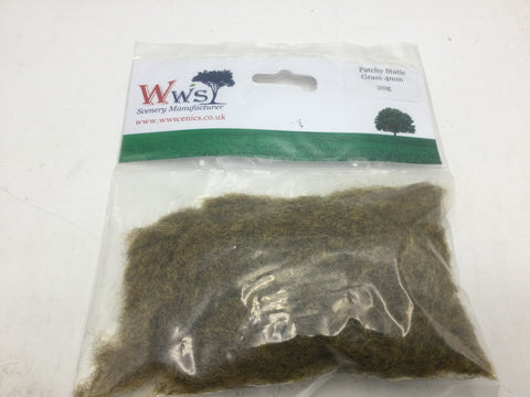 WWScenics Patchy Static Grass 4mm (20g)