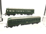 Triang R157/R158 OO Gauge BR Green 2 Car Met Cam Lightweight DMU