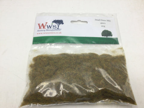 WWScenics Dead Grass Static Grass 4mm (20g)