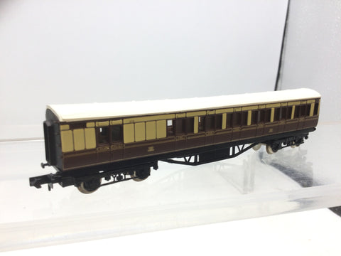 Graham Farish 0634 N Gauge GWR 57' Mainline Brake Coach