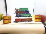 Hornby OO Gauge KFA Intermodal Wagon Tiphook x4