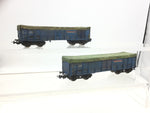 Piko 58707 HO Gauge NS Gondola Wagon x2 (WEATHERED)