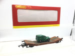 Hornby R6399 OO Gauge BR Bauxite Lowmac Wagon with Morris Van Load
